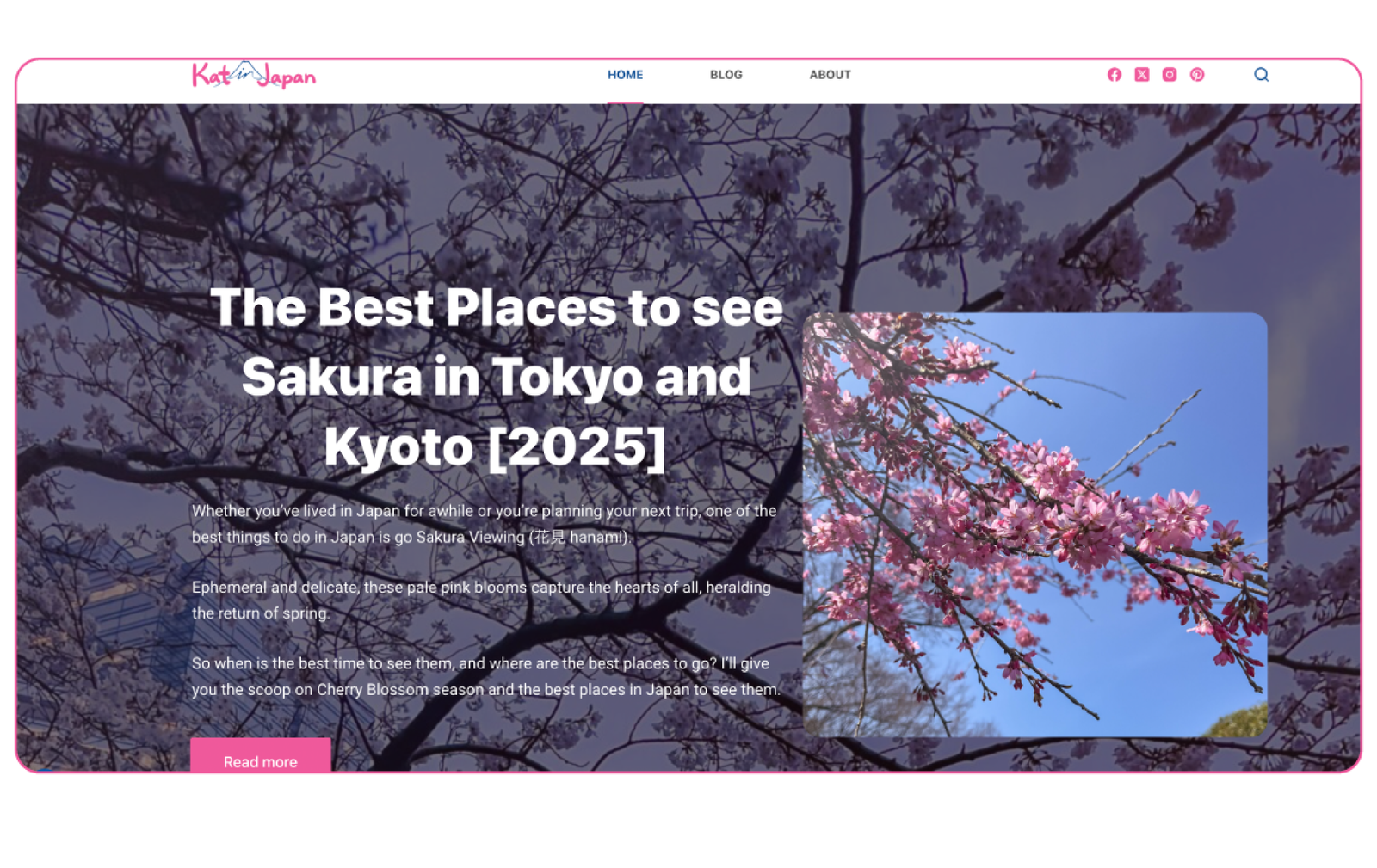 kat in japan graphic design and web design featured image