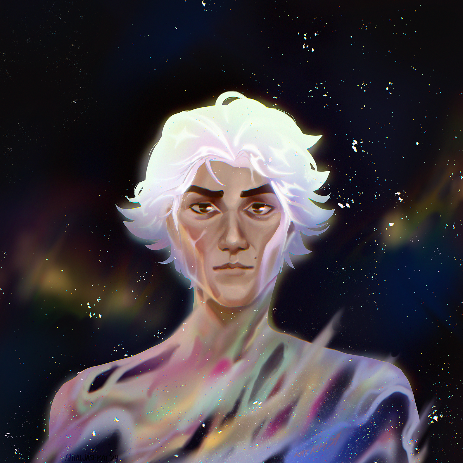 fanart of viktor from arcane